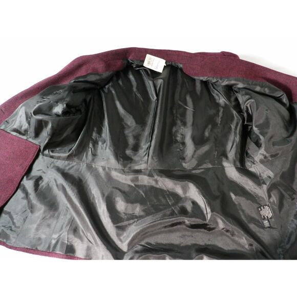 Giorgio Sant Angelo Blazer Womens 22W Tweed Black Pink Double Button NWT Vtg - Picture 15 of 15